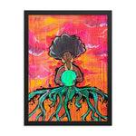 "Queen of it All"Framed poster