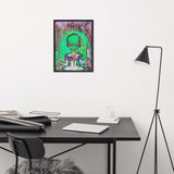 "Moe Z" Framed poster
