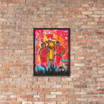 "The Wickedest Band/Check The Clock" Framed poster