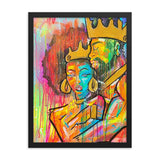 "Solid.. Solid As A Rock" Framed poster