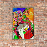 "Honey Dips In Gotham 4"Framed poster