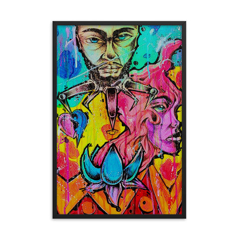 "Abnormal Love" Framed poster