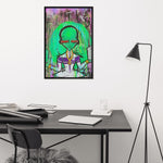 "Moe Z" Framed poster