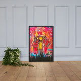 "The Wickedest Band/Check The Clock" Framed poster