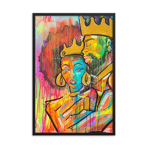 "Solid.. Solid As A Rock" Framed poster