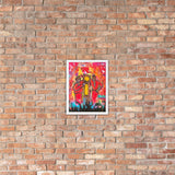 "The Wickedest Band/Check The Clock" Framed poster