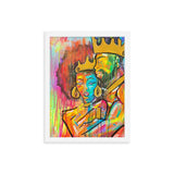 "Solid.. Solid As A Rock" Framed poster