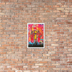 "The Wickedest Band/Check The Clock" Framed poster