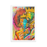 "Solid.. Solid As A Rock" Framed poster