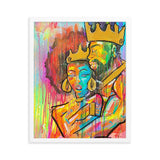 "Solid.. Solid As A Rock" Framed poster