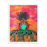"Queen of it All"Framed poster