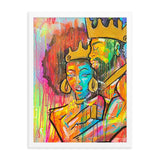 "Solid.. Solid As A Rock" Framed poster