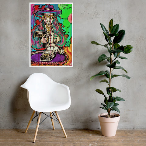 "Pulpit Playa" Framed poster