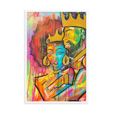 "Solid.. Solid As A Rock" Framed poster