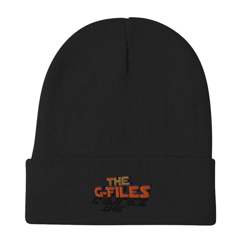 "The G Files" Logo Embroidered Beanie