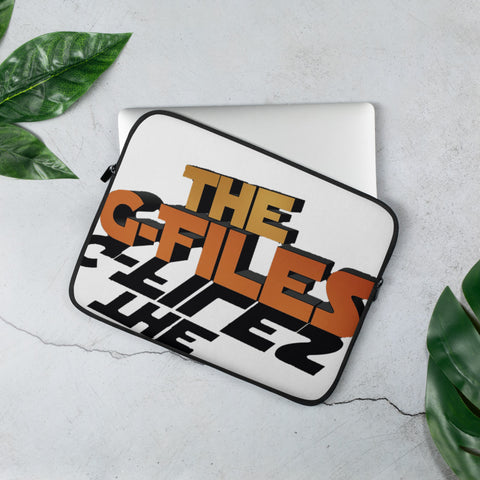 "The G Files" Logo Laptop Sleeve