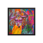 "Vibrations" Framed photo paper poster