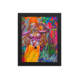 "Vibrations" Framed photo paper poster