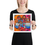 "The Legend of Run Joe" Framed photo paper poster