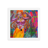 "Vibrations" Framed photo paper poster