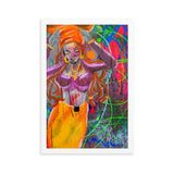 "Vibrations" Framed photo paper poster