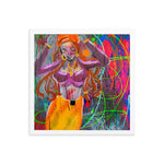 "Vibrations" Framed photo paper poster