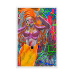 "Vibrations" Framed photo paper poster