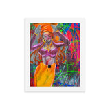"Vibrations" Framed photo paper poster
