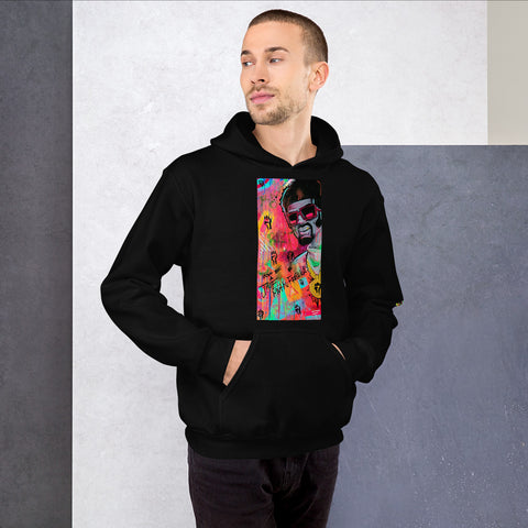 "Right On Reggie " canvas art Unisex Hoodie