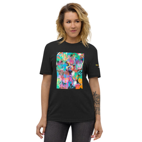 "Honey Dips in Gotham 1"Unisex recycled t-shirt