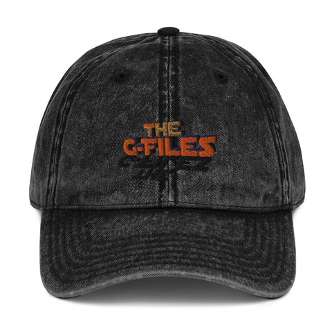 "The G Files" Logo Vintage Cotton Twill Cap