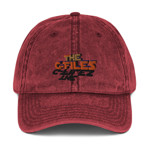"The G Files" Logo Vintage Cotton Twill Cap
