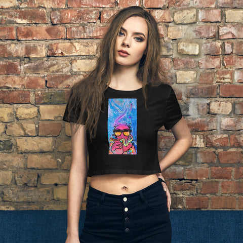 "Sassy Acid"Women’s Crop Tee