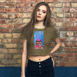 "Sassy Acid"Women’s Crop Tee