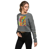 "Solid..Solid As A Rock" Crop Sweatshirt