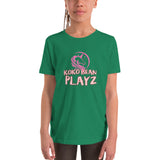"Koko Playz" logo Youth Short Sleeve T-Shirt