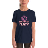 "Koko Playz" logo Youth Short Sleeve T-Shirt