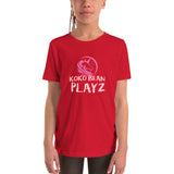"Koko Playz" logo Youth Short Sleeve T-Shirt