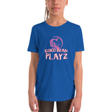 "Koko Playz" logo Youth Short Sleeve T-Shirt